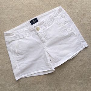 American Eagle White Shorts